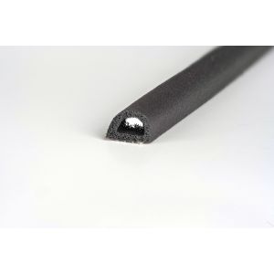 Ellen inbouwprofiel tochtband kunststof zelfklevend Weatherstrip Large grote kier zwart 2x50 m 600504515.1