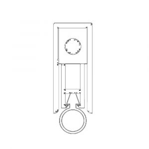Ellen Matic valdorpel aluminium 2K 113 cm 200400136