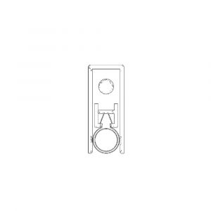 Ellen Matic valdorpel aluminium Extra 103 cm 200500105