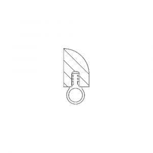Ellen opbouw tochtprofiel hout Authentiek Beuken HTS 230 cm 90000223