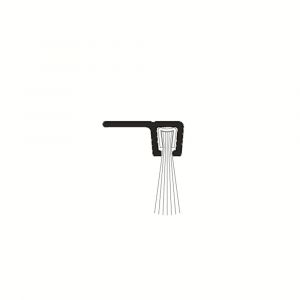 Ellen dorpel tochtprofiel met borstel aluminium IBS-90-18 100 cm 41500010