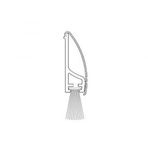Ellen dorpelprofiel met borstel RVS Inox de Luxe 100 cm 30600050