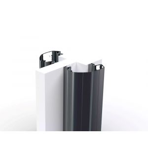 Ellen vingerbeschermingsprofiel Professioneel Finprotect Plus 90-120 zwart 250 cm 805504250