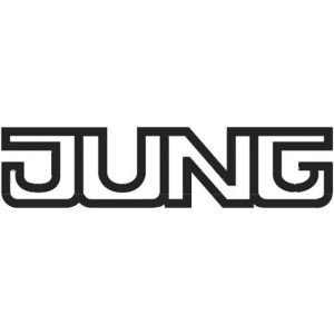 Jung AS500 afdekraam inbouw 2-voudig verticaal-horizontaal polarwit 66.003.22