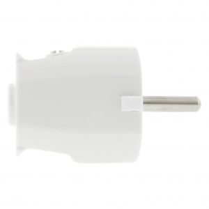 Q-Link stekker met randaarde 10/16 A wit 00.110.06