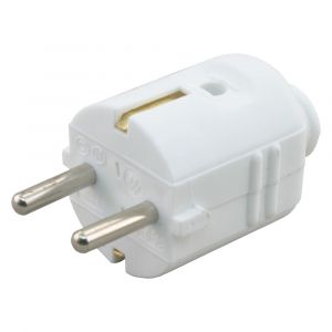 Q-Link stekker met randaarde 10/16 A wit 00.110.06