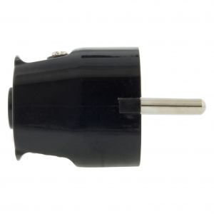Q-Link stekker randaarde 10/16 A zwart 00.110.07