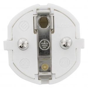 Q-Link stekker PVC met randaarde 10/16 A wit 00.110.11