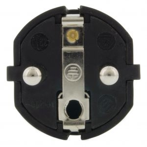 Q-Link stekker PVC met randaarde 10/16 A zwart 00.110.12