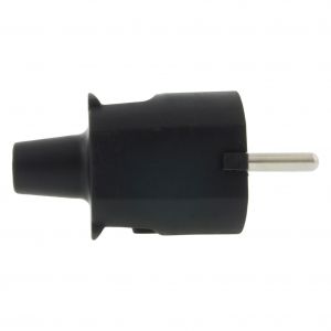 Q-Link stekker PVC met randaarde 10/16 A zwart 00.110.12
