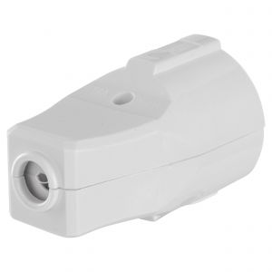 Q-Link contrastekker met randaarde 10/16 A wit 00.110.33