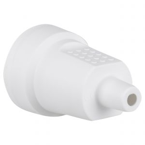 Q-Link contrastekker PVC met randaarde 10/16 A wit 00.110.36