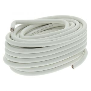 Q-Link coax kabel prof klasse A diameter 7 mm2 20 m wit 00.130.11