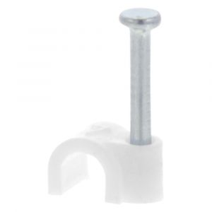 Q-Link kabelclip rond 4 mm wit set 300 stuks 00.530.35