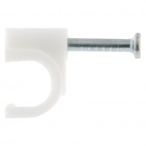 Q-Link kabelclip rond 6 mm wit set 200 stuks 00.530.37