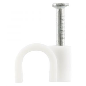 Q-Link kabelclip rond 6 mm wit set 200 stuks 00.530.37