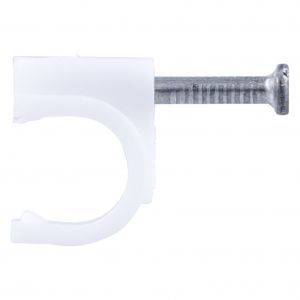 Q-Link kabelclip rond 8 mm wit set 140 stuks 00.530.39