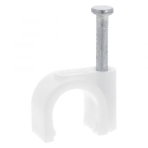 Q-Link kabelclip rond 8 mm wit set 140 stuks 00.530.39