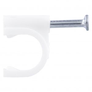 Q-Link kabelclip rond 10 mm wit set 120 stuks 00.530.40