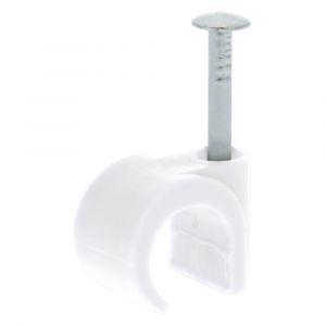 Q-Link kabelclip rond 10 mm wit set 120 stuks 00.530.40