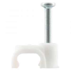 Q-Link kabelclip plat 6 mm wit set 300 stuks 00.530.43