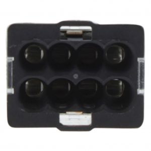 Q-Link lasklem 8-polig 8-gaats 8x1.0 2.5 mm2 transparant-grijs set 25 stuks 00.530.80