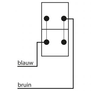 Q-Link contactdoos opbouw 2-voudig met kind-aanraakbeveiliging zwart 00.945.49