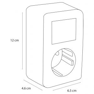 Q-Link contactdoos opbouw combinatie wissel zwart 00.945.68