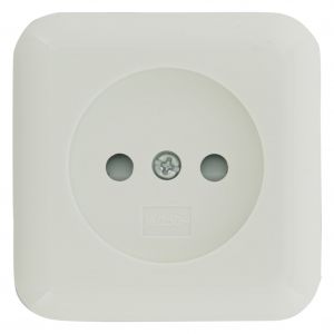 Q-Link contactdoos opbouw 1-voudig met kind-aanraakbeveiliging polarwit 00.947.01