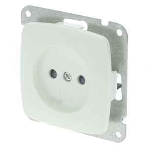 Q-Link contactdoos 1-voudig met kind-aanraakbeveiliging polarwit 01.064.25