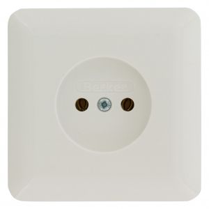 Q-Link contactdoos inbouw 1-voudig met kind-aanraakbeveiliging polarwit 01.079.41