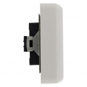 Q-Link contactdoos inbouw 2-voudig met kind-aanraakbeveiliging randaarde polarwit 01.079.50