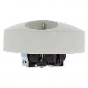 Q-Link contactdoos inbouw 3-voudig met kind-aanraakbeveiliging randaarde polarwit 01.079.56