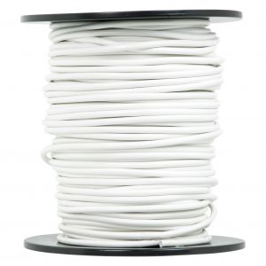 Q-Link huishoudsnoer VMVS belastbaar tot 1200 W 3x0.75 mm2 100 m wit 01.265.80