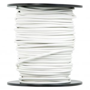 Q-Link huishoudsnoer VMVS belastbaar tot 1200 W 3x0.75 mm2 100 m wit 01.265.80