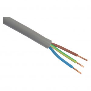 Q-Link buitenkabel YMVK DCA 3x2.5 mm2 50 m grijs 01.266.47