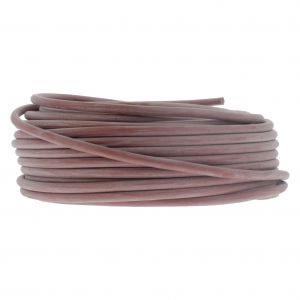 Q-Link siliconen kabel hittebestendig tot 180 graden 3x0.75 mm2 25 m rood-bruin 01.266.77