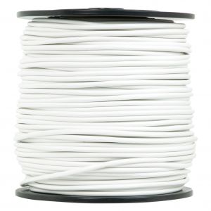Q-Link huishoudsnoer VMVS belastbaar tot 1200 W 2x0.75 mm2 wit 01.269.00