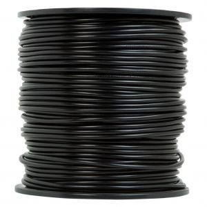 Q-Link huishoudsnoer VMVS belastbaar tot 1200 W 2x0.75 mm2 zwart 01.269.01