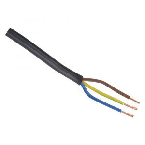Q-Link huishoudsnoer VMVS belastbaar tot 1200 W 3x0.75 mm2 zwart 01.269.03