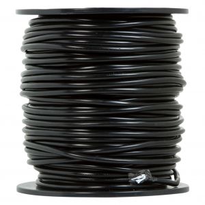 Q-Link huishoudkabel hittebestendig tot 90 graden 3x1.0 mm2 100x1 m zwart 01.269.04