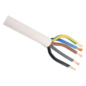 Q-Link huishoudkabel VMVL 5x2.5 mm2 wit 35x1 m 01.269.05