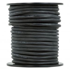Q-Link rubber kabel glad 3x2.5 mm2 1 m zwart set 50 stuks 01.269.06