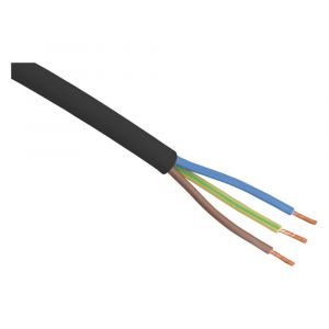 Q-Link huishoudkabel VMVL 3x1.0 mm2 zwart 100x1 m 01.269.79