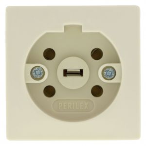 Q-Link contactdoos Perilex opbouw 16 A crème 01.372.20