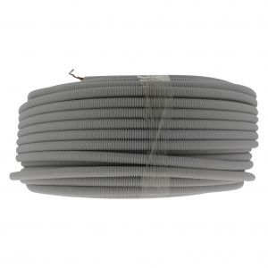Q-Link installatiebuis Flexiplus slagvast diameter 5/8 inch 100 m grijs voorbedraad 01.474.56