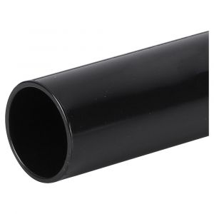 Pipelife installatiebuis diameter 3/4 verhoogd slagvast low frictIon 4 m PVC zwart 01.474.64