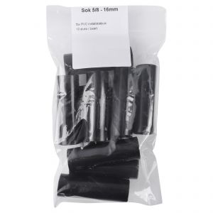 Pipelife sok diameter 5/8 PVC zwart 01.474.81