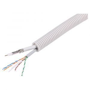 Q-Link installatie buis diameter 3-4 flexibel bedraad COAX-UTP CAT6 50 m 01.474.98