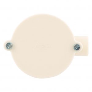 Attema lasdoos einddoos diameter 5/8 inch crème 01.475.80